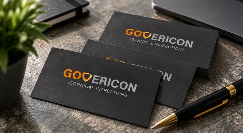 Grafikdesign für Govericon, Visitenkarten